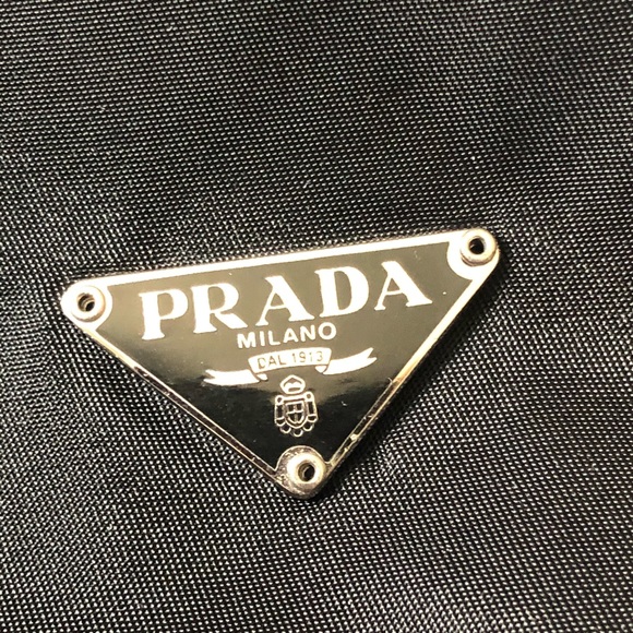 Prada Logos Vela Nylon Mini Drawstring Bag Pouch - Picture 7 of 11